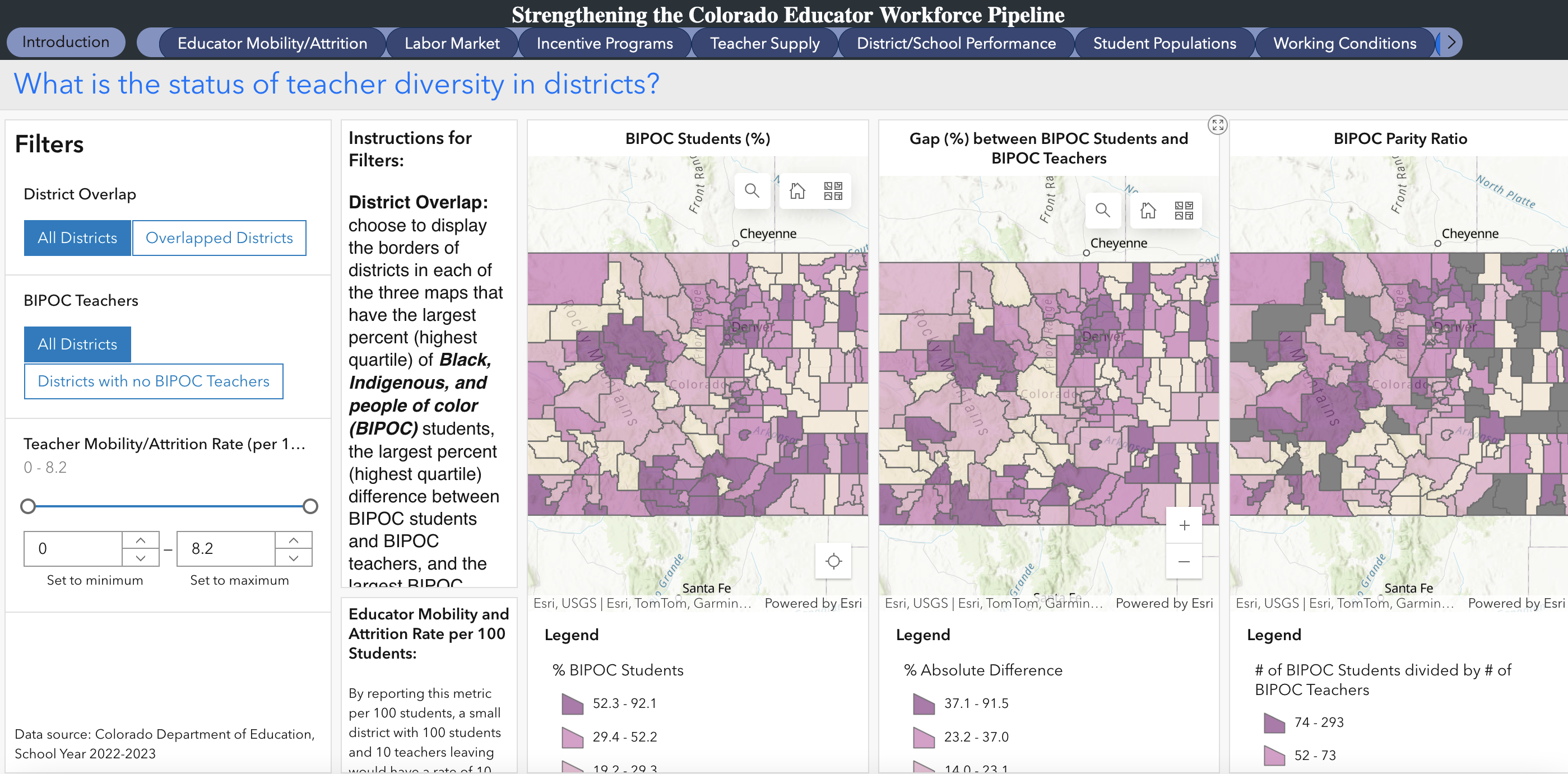 Screenshot of GIS Map Exploration and Application Resources