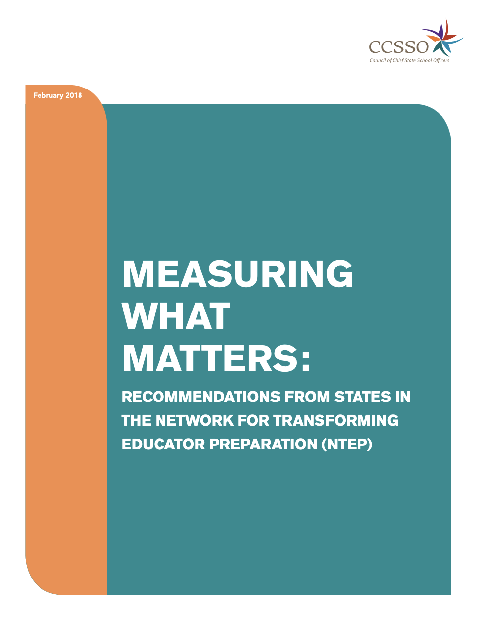 Screenshot of Measuring What Matters: Recommendations from States in the Network for Transforming Educator Preparation (NTEP)
